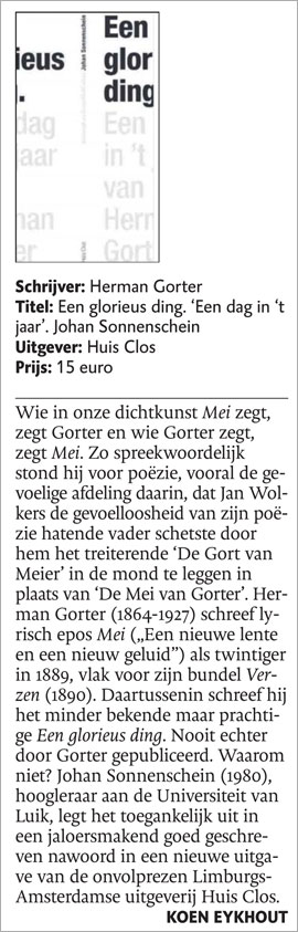 Dagblad de Limburger over Gorter