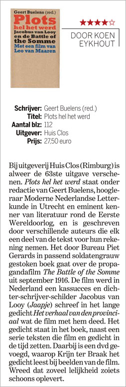 Limburger over Plots hel het werd